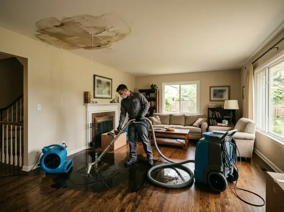 attic-pipe-burst-ceiling-drip-008 — frequently asked questions, Water Damage Restoration & Carpet Care in Sioux Center, IA